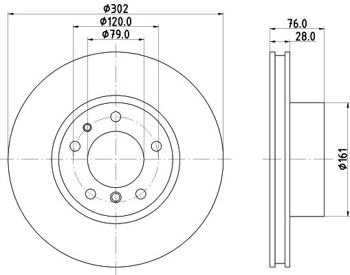 HELLA PAGID Piduriketas 8DD 355 101-741